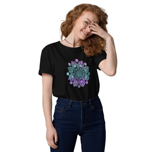 Camiseta de algodón orgánico MANDALA GRANDE unisex